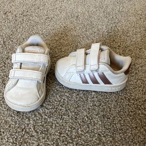 SOLD Baby White & Pink Adidas